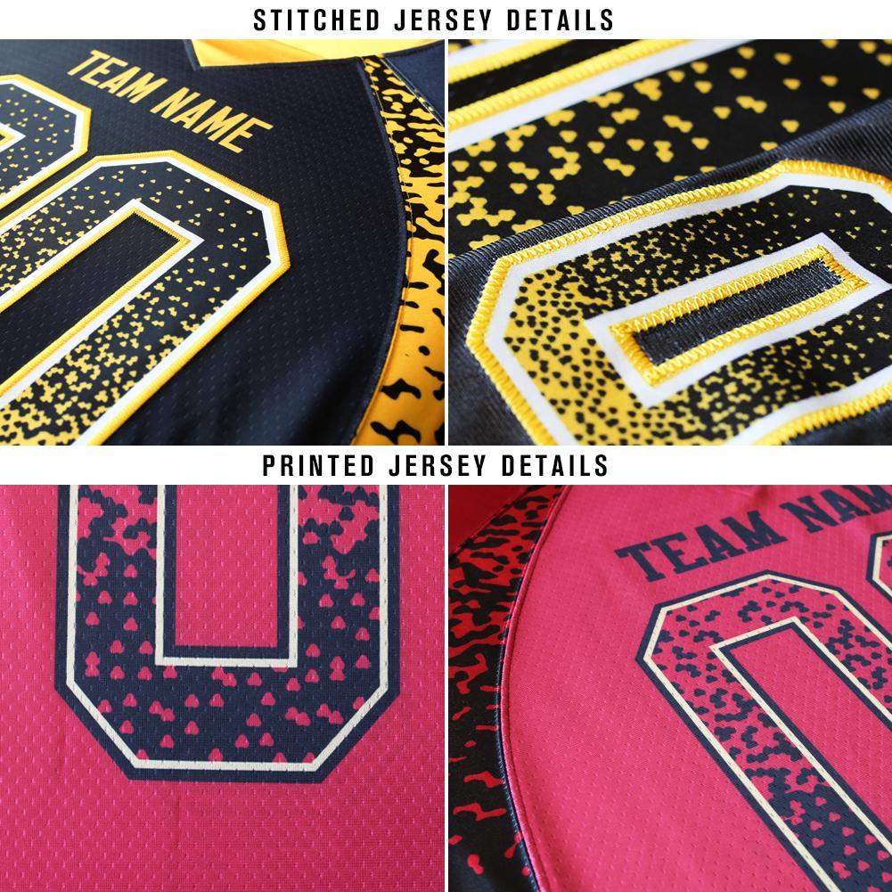 Custom Black Aqua-Pink Mesh Drift Fashion Football Jersey