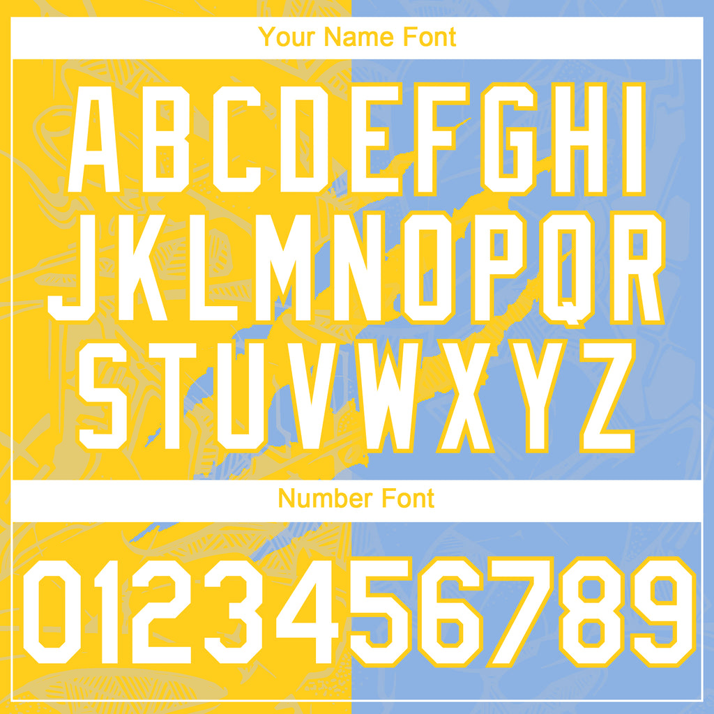 Custom Graffiti Pattern White Light Blue-Yellow 3D Scratch Authentic Baseball Jersey