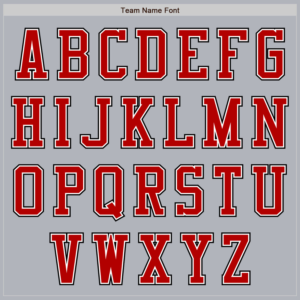 Custom Gray Red-Black Authentic Baseball Jersey