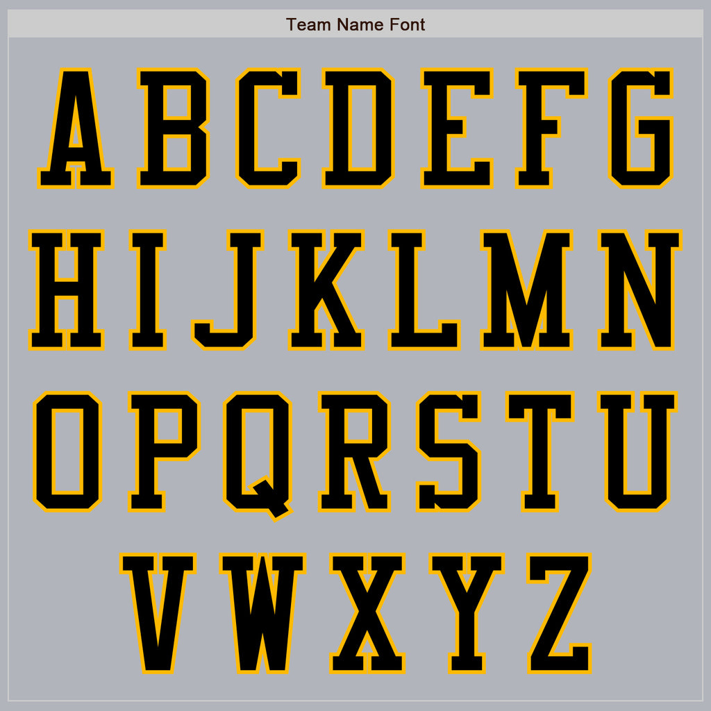 Custom Gray Black-Gold Authentic Baseball Jersey