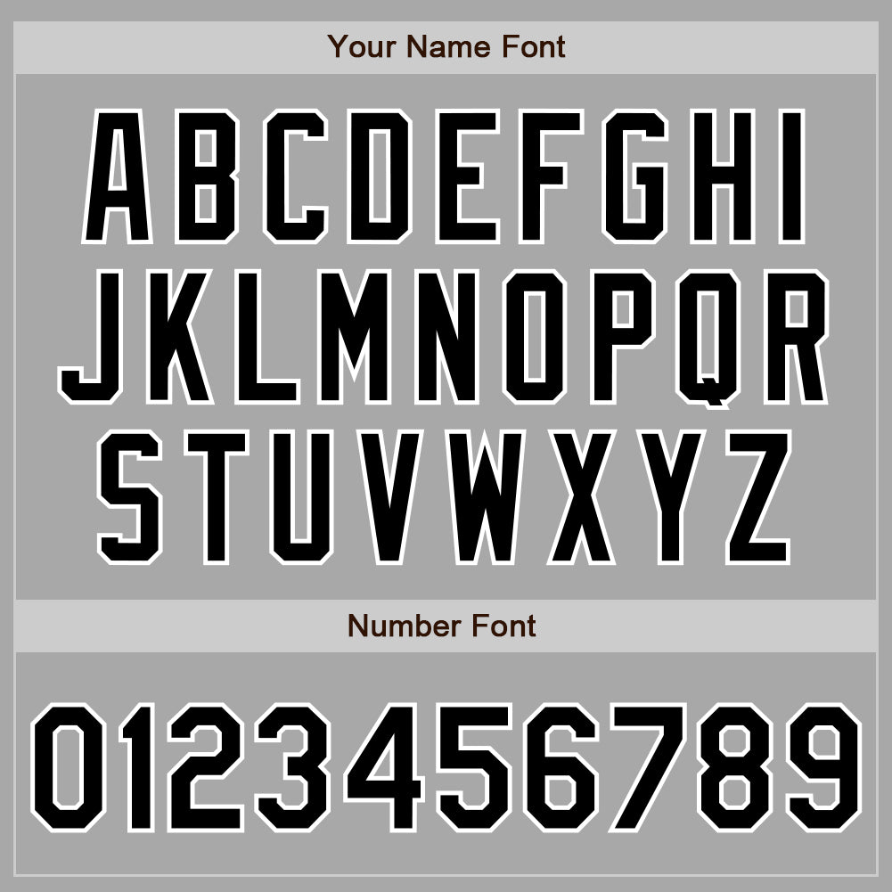 Custom Stitched Gray Black-White Baseball Pullover Sweatshirt Hoodie