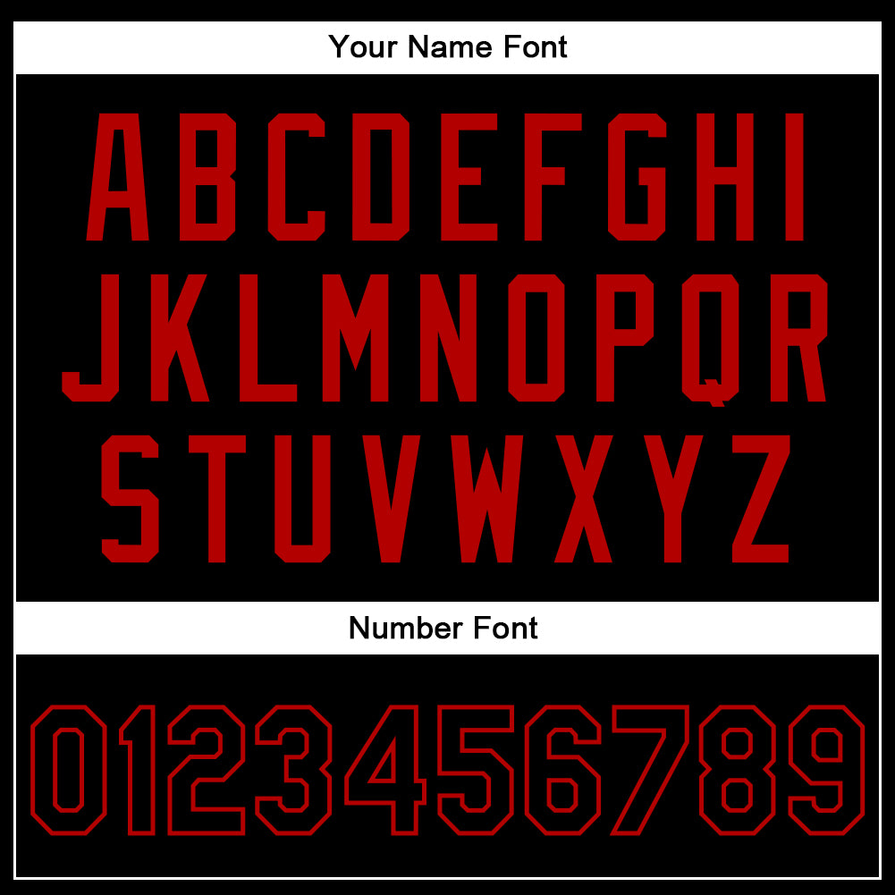 Custom Black Black-Red Bomber Full-Snap Varsity Faux Leather Letterman Jacket