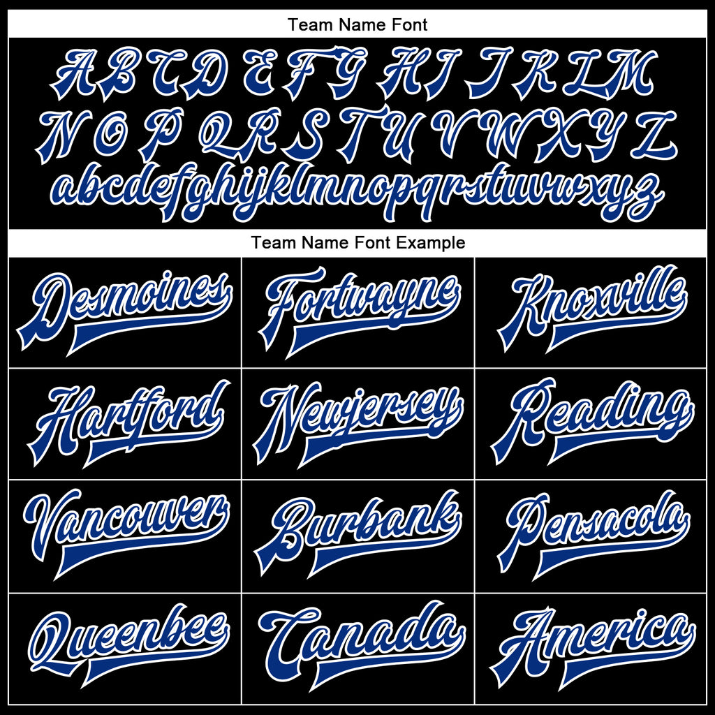 Custom Black Royal-White Bomber Full-Snap Varsity Faux Leather Letterman Jacket