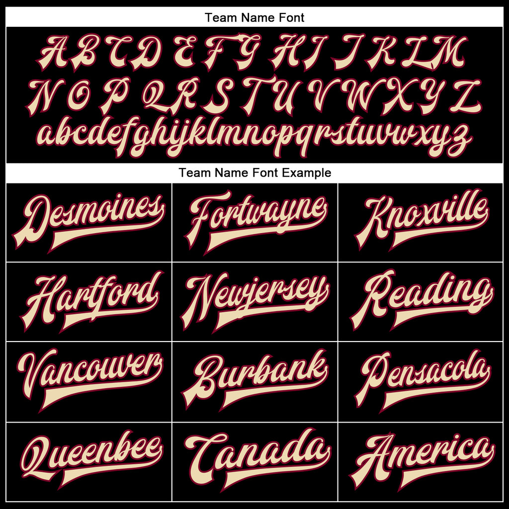 Custom Black Cream-Maroon Bomber Full-Snap Varsity Faux Leather Letterman Jacket