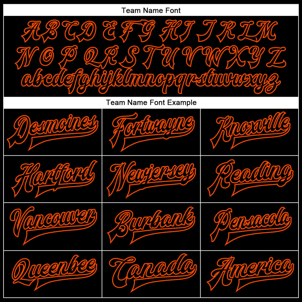 Custom Black Black-Orange Bomber Full-Snap Varsity Faux Leather Letterman Jacket