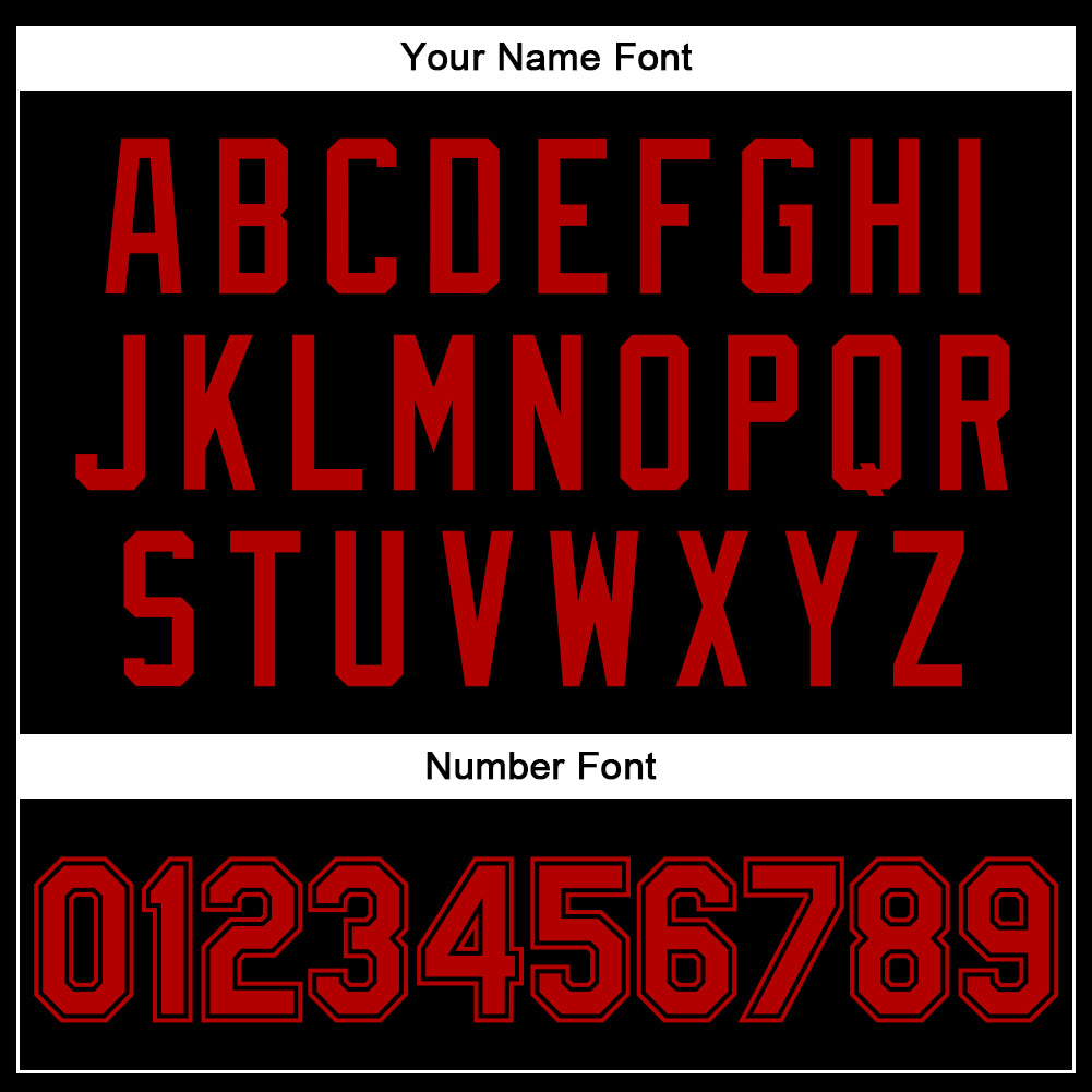 Custom Black Red-Black Bomber Full-Snap Varsity Faux Leather Letterman Jacket