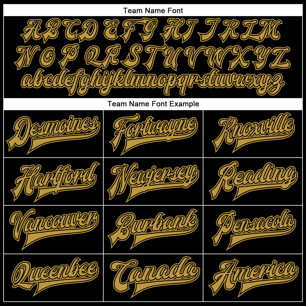 Custom Black Old Gold-Black Bomber Full-Snap Varsity Faux Leather Letterman Jacket