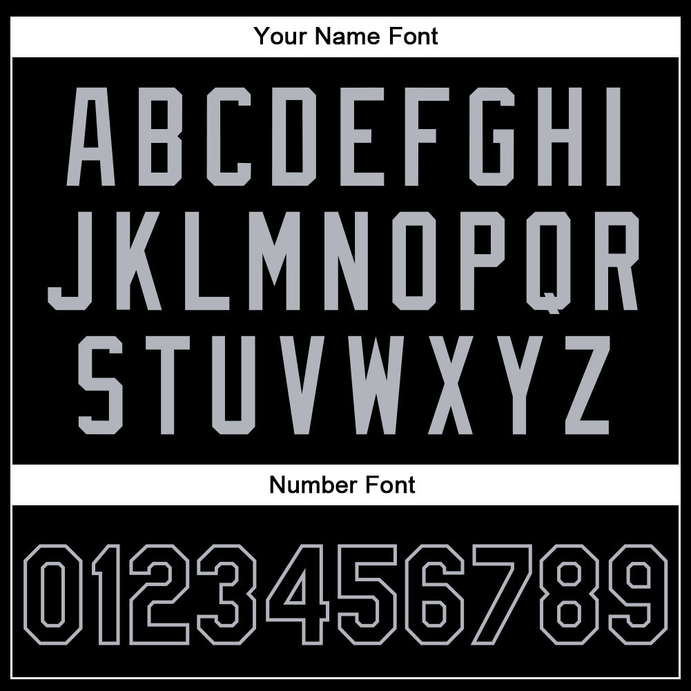 Custom Black Black-Gray Bomber Full-Snap Varsity Faux Leather Letterman Jacket