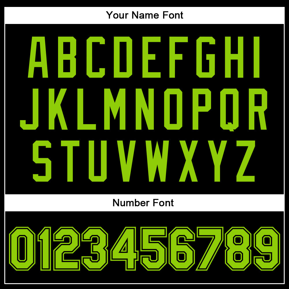 Custom Black Neon Green-Black Bomber Full-Snap Varsity Faux Leather Letterman Jacket