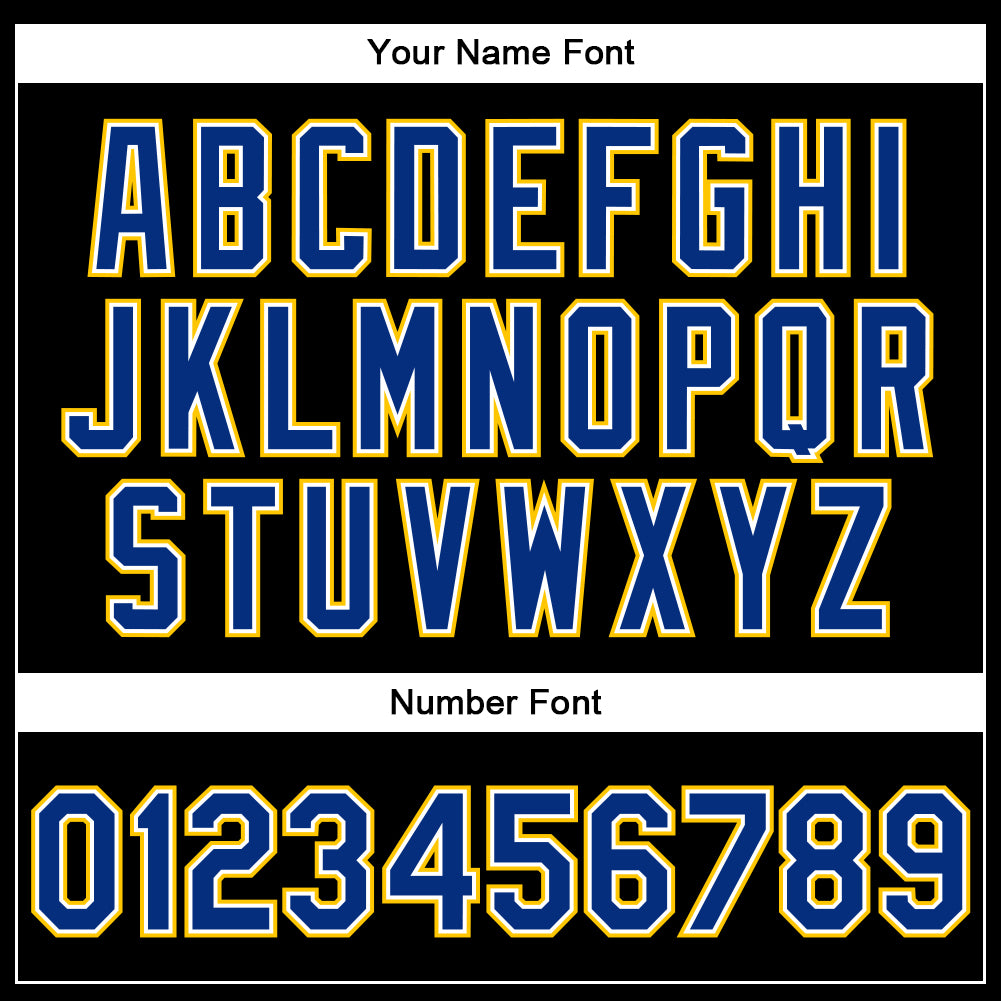 Custom Black Royal-Yellow Bomber Full-Snap Varsity Faux Leather Letterman Jacket