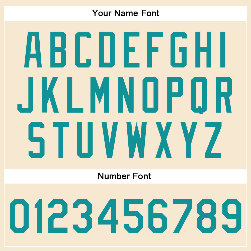 Custom Cream Teal Bomber Full-Snap Varsity Faux Leather Letterman Jacket