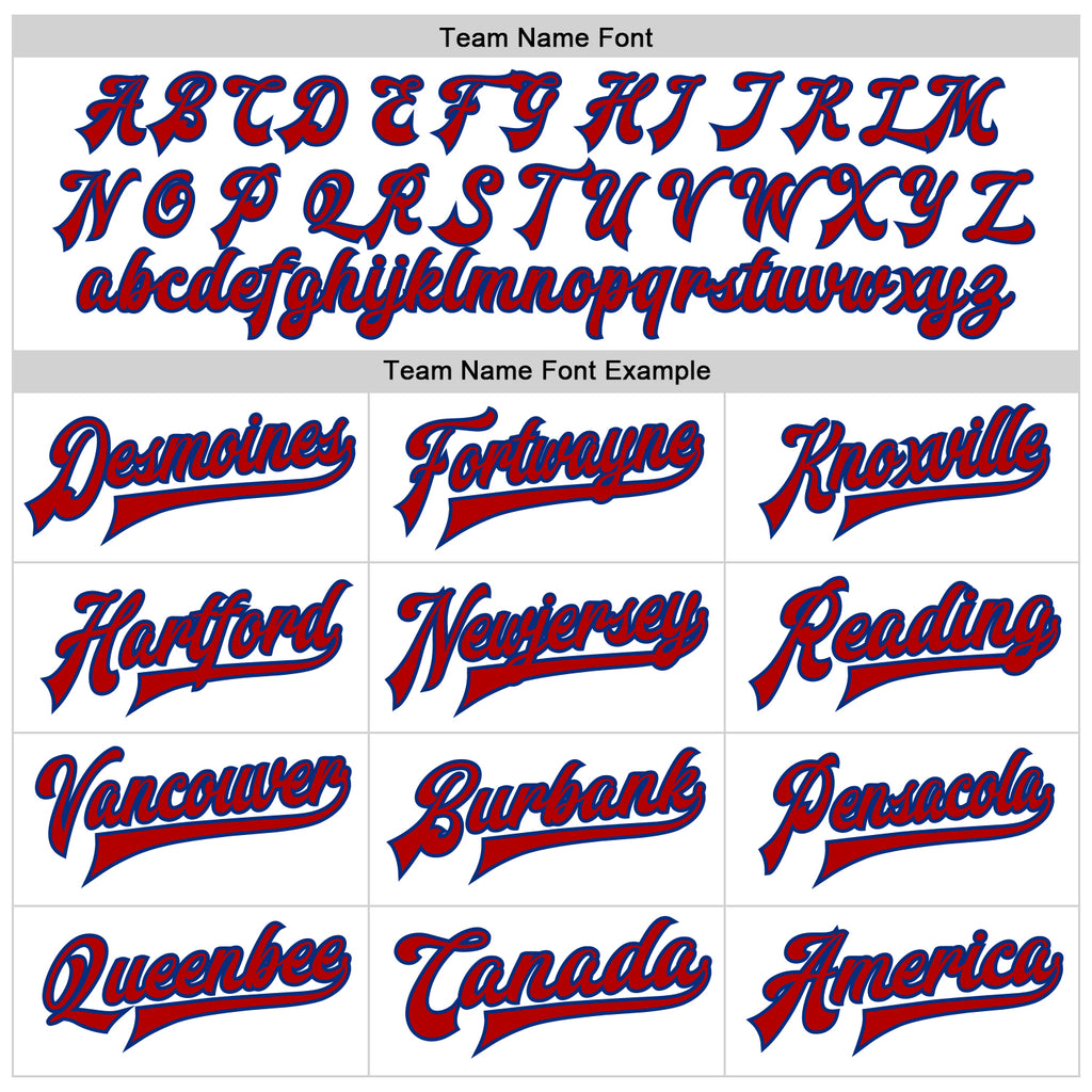 Custom White Red-Royal Bomber Full-Snap Varsity Faux Leather Letterman Jacket