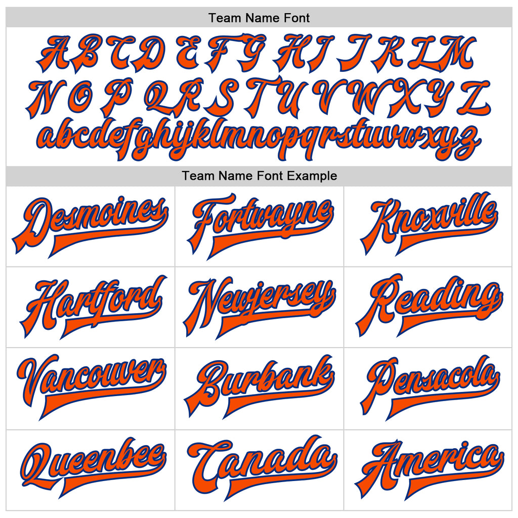 Custom White Orange-Royal Bomber Full-Snap Varsity Faux Leather Letterman Jacket