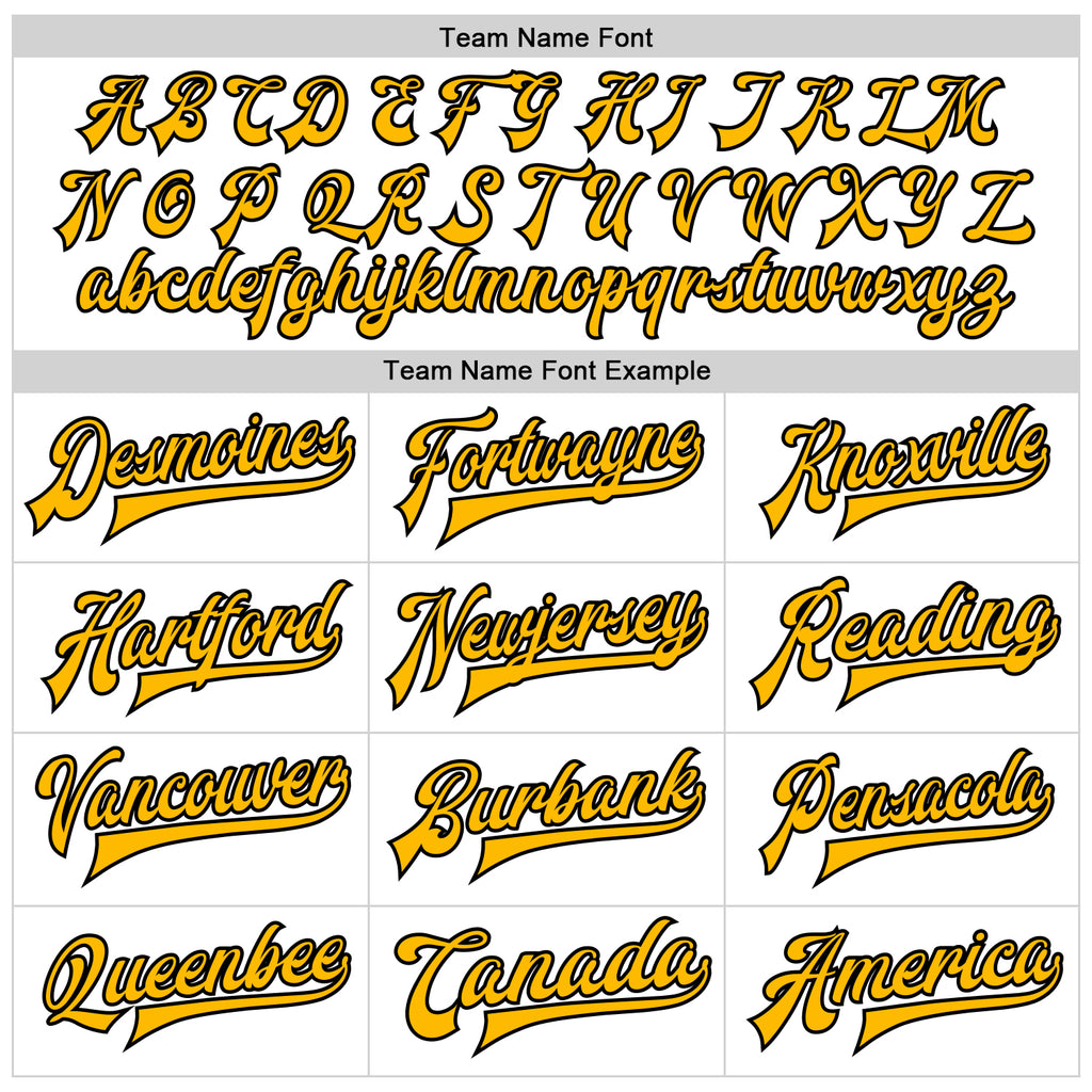 Custom White Gold-Black Bomber Full-Snap Varsity Faux Leather Letterman Jacket