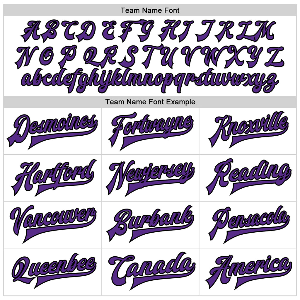 Custom White Purple-Black Bomber Full-Snap Varsity Faux Leather Letterman Jacket