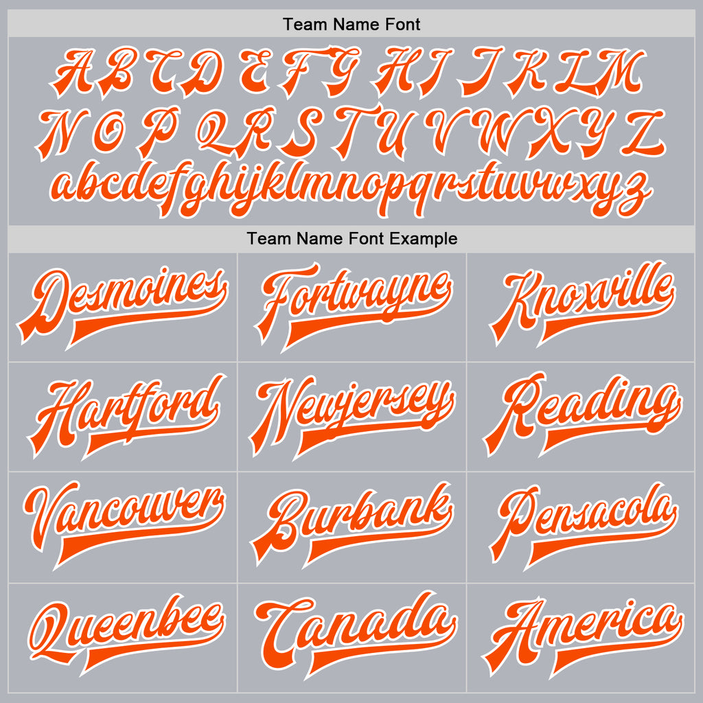 Custom Gray Orange-White Bomber Full-Snap Varsity Faux Leather Letterman Jacket