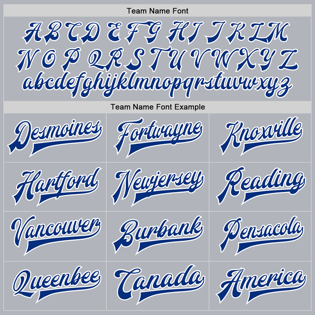 Custom Gray Royal-White Bomber Full-Snap Varsity Faux Leather Letterman Jacket