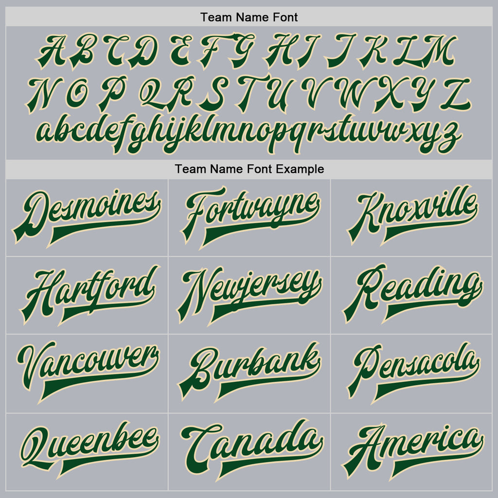 Custom Gray Green-Cream Bomber Full-Snap Varsity Faux Leather Letterman Jacket