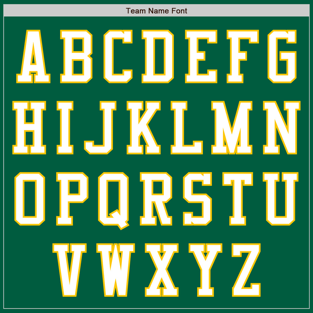 Custom Kelly Green White-Yellow Authentic Baseball Jersey