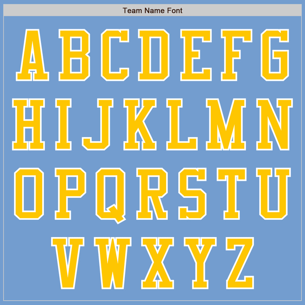 Custom Light Blue Yellow-White Authentic Baseball Jersey