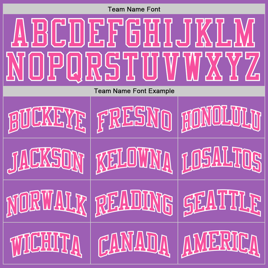 Custom Medium Purple Pink-White Authentic Basketball Jersey