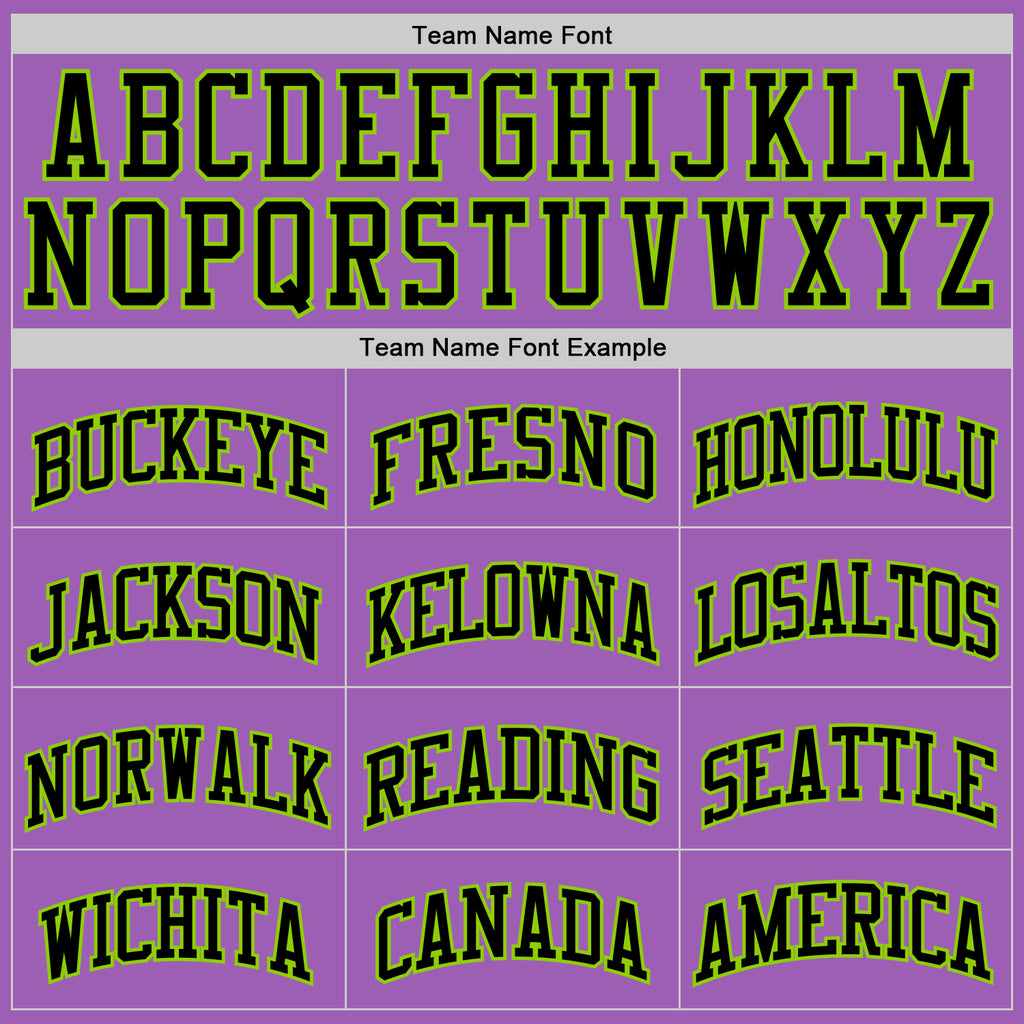Custom Medium Purple Black-Neon Green Authentic Basketball Jersey