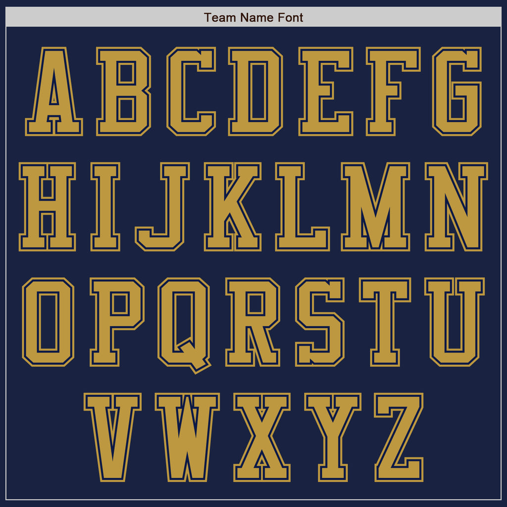 Custom Navy Old Gold Authentic Baseball Jersey