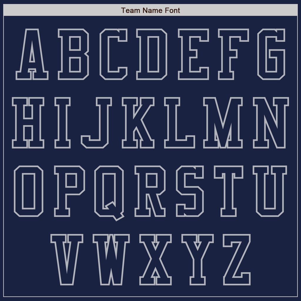 Custom Navy Gray Authentic Baseball Jersey