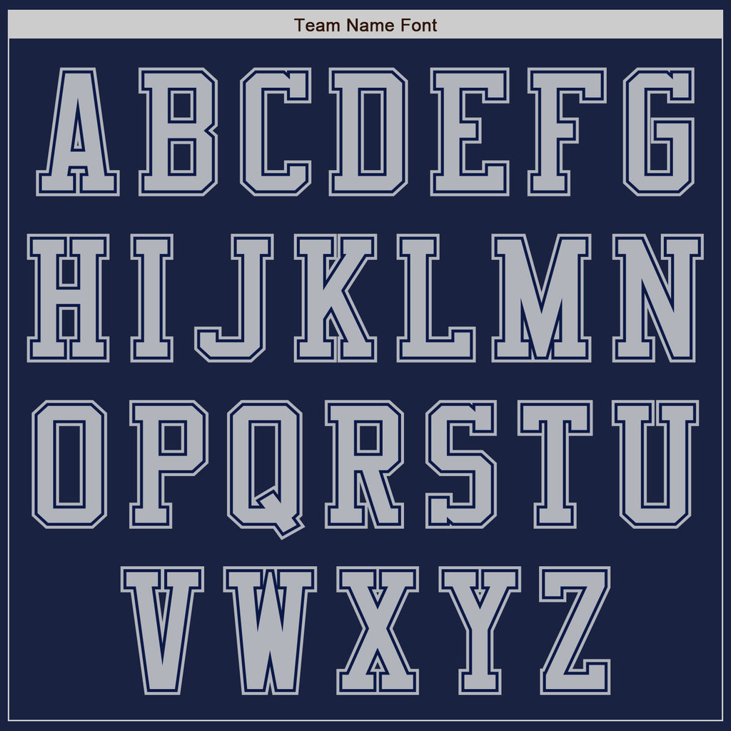 Custom Navy Gray Authentic Baseball Jersey