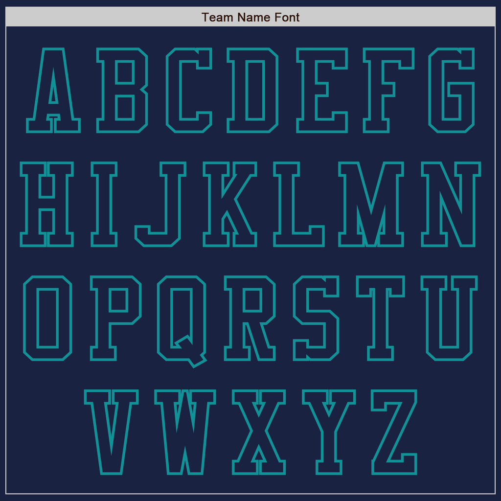 Custom Navy Teal Authentic Baseball Jersey