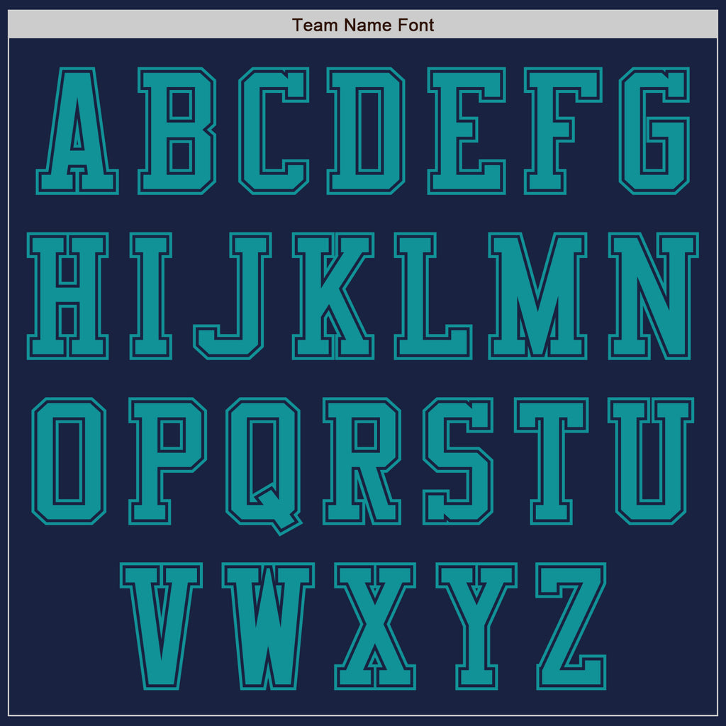 Custom Navy Teal Authentic Baseball Jersey