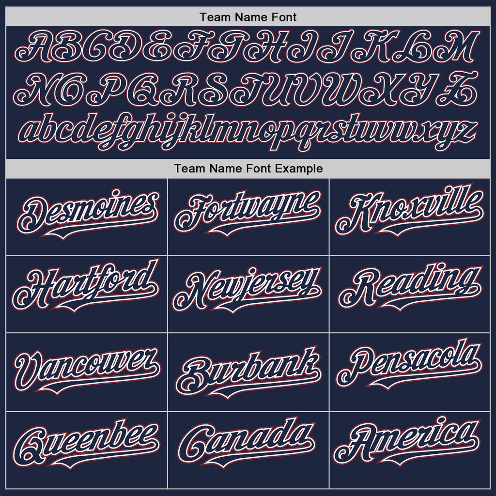 Custom Navy Burgundy-White Authentic Baseball Jersey