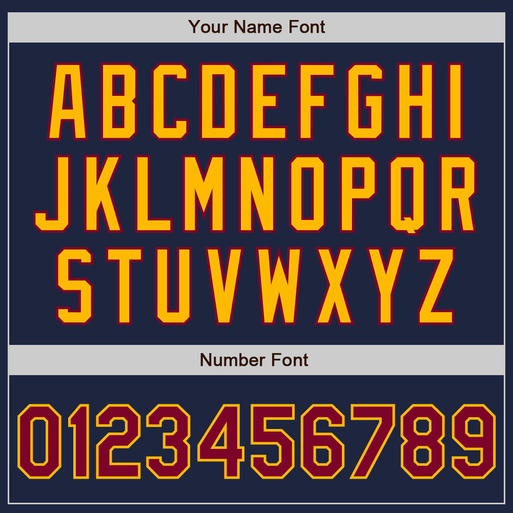 Custom Stitched Navy Maroon-Gold Baseball Pullover Sweatshirt Hoodie