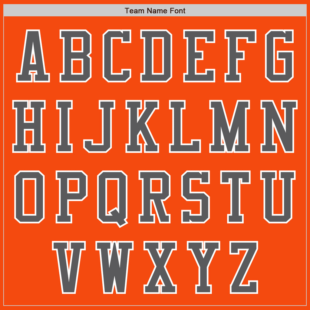 Custom Orange Steel Gray-White Authentic Baseball Jersey