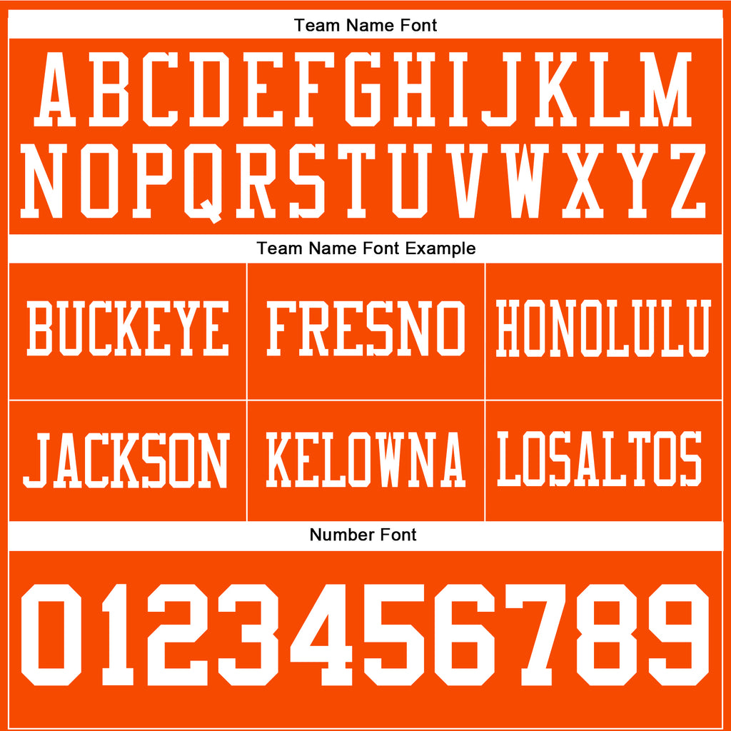Custom Orange White Mesh Authentic Football Jersey