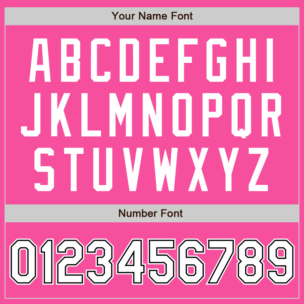 Custom Stitched Pink White-Black Baseball Pullover Sweatshirt Hoodie