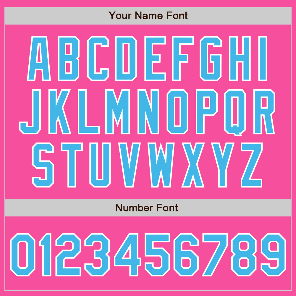 Custom Stitched Pink Sky Blue-White Baseball Pullover Sweatshirt Hoodie