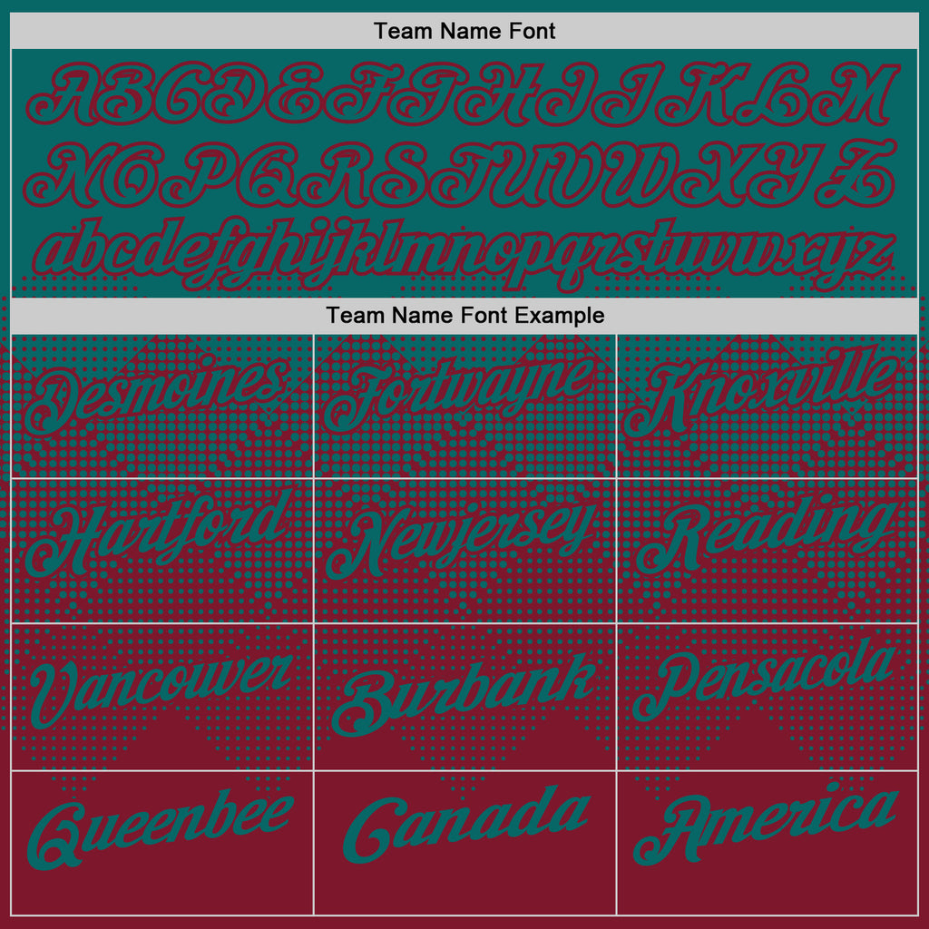 Custom Teal Crimson 3D Gradient Square Shape Performance Polo Shirt