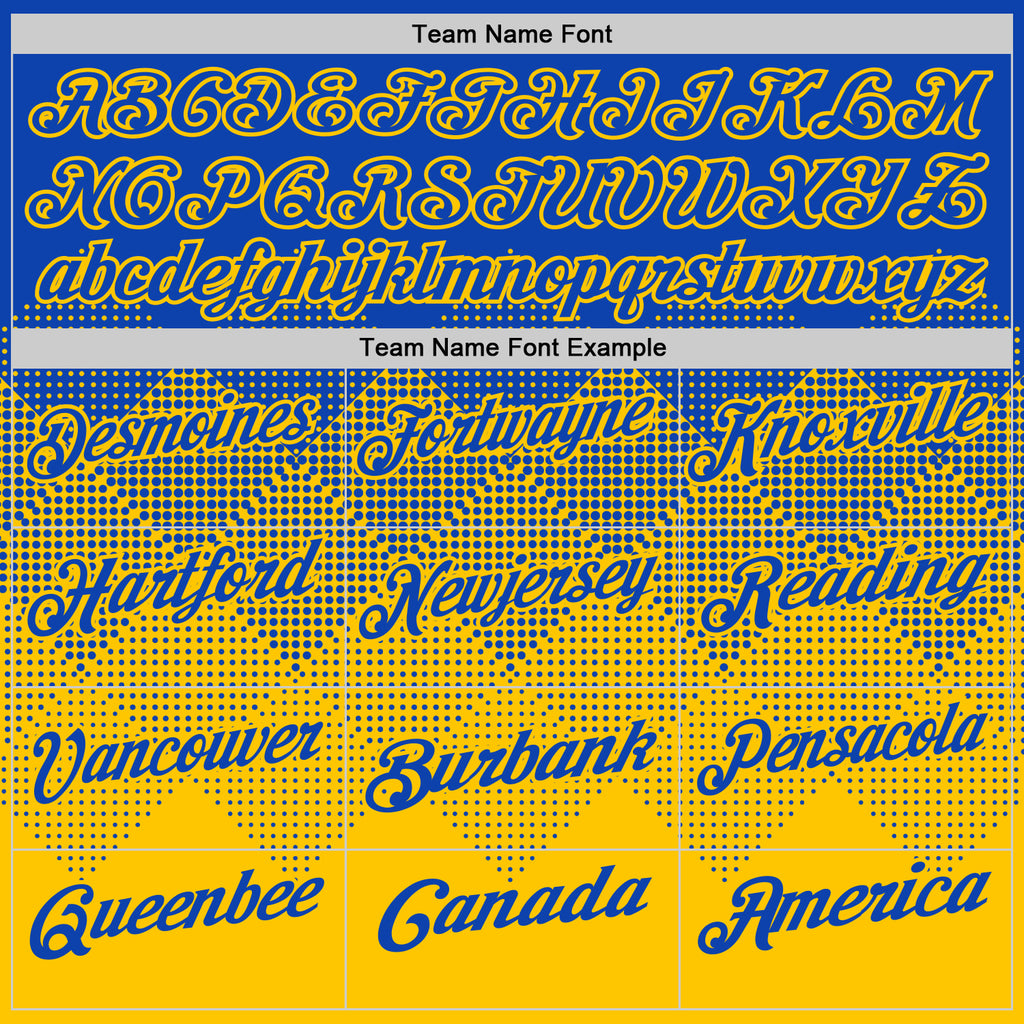 Custom Thunder Blue Yellow 3D Gradient Square Shape Performance Polo Shirt