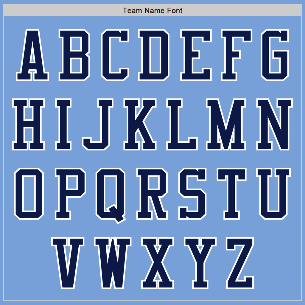 Custom Powder Blue Navy-White Authentic Baseball Jersey