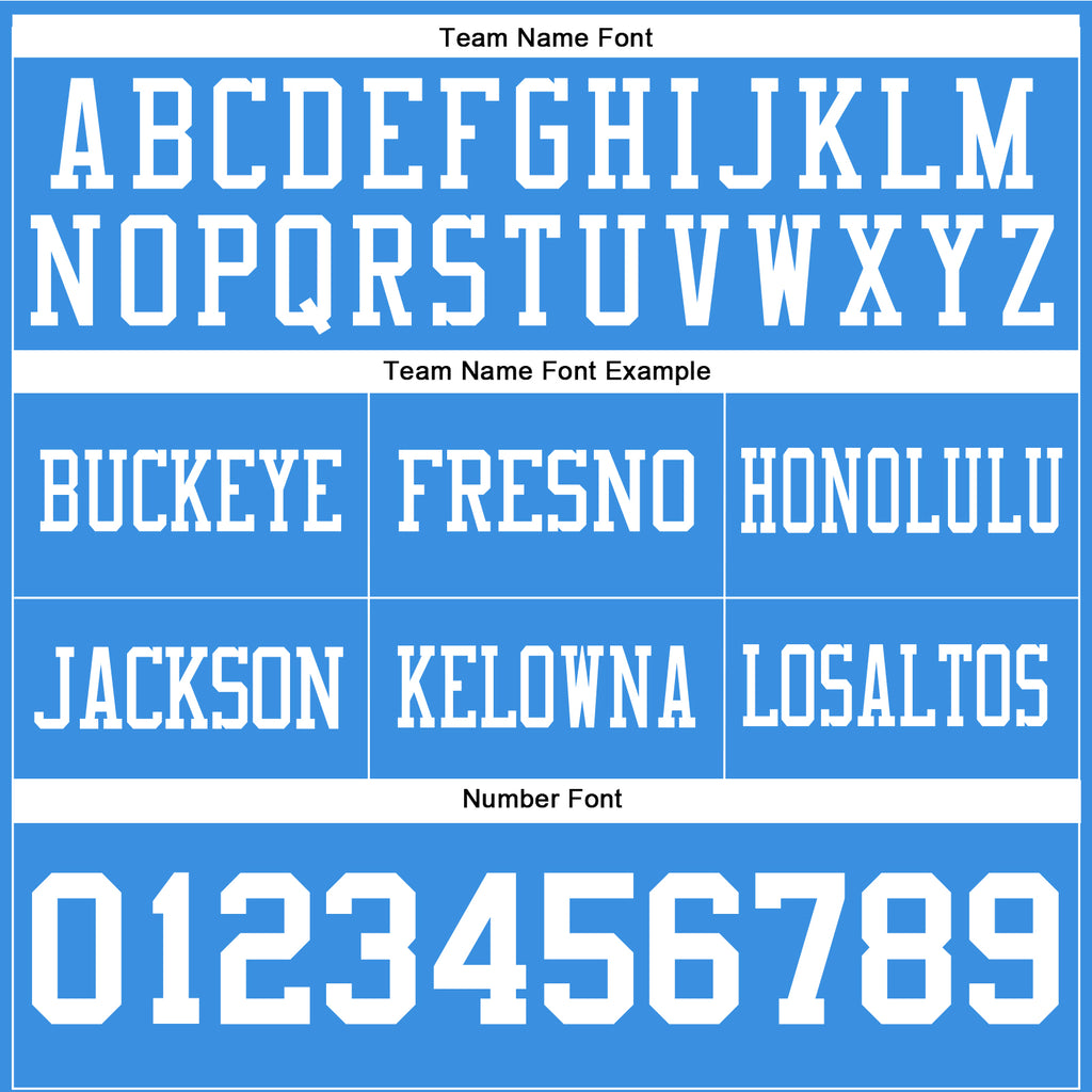 Custom Powder Blue White Authentic Football Jersey