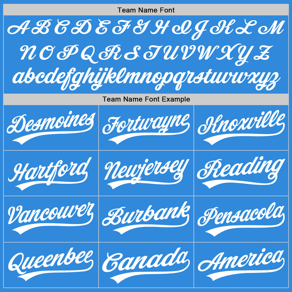 Custom Stitched Powder Blue White-Powder Blue Baseball Pullover Sweatshirt Hoodie