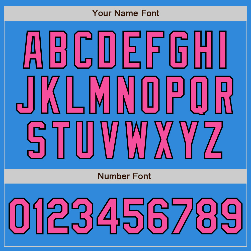 Custom Stitched Powder Blue Pink-Black Baseball Pullover Sweatshirt Hoodie