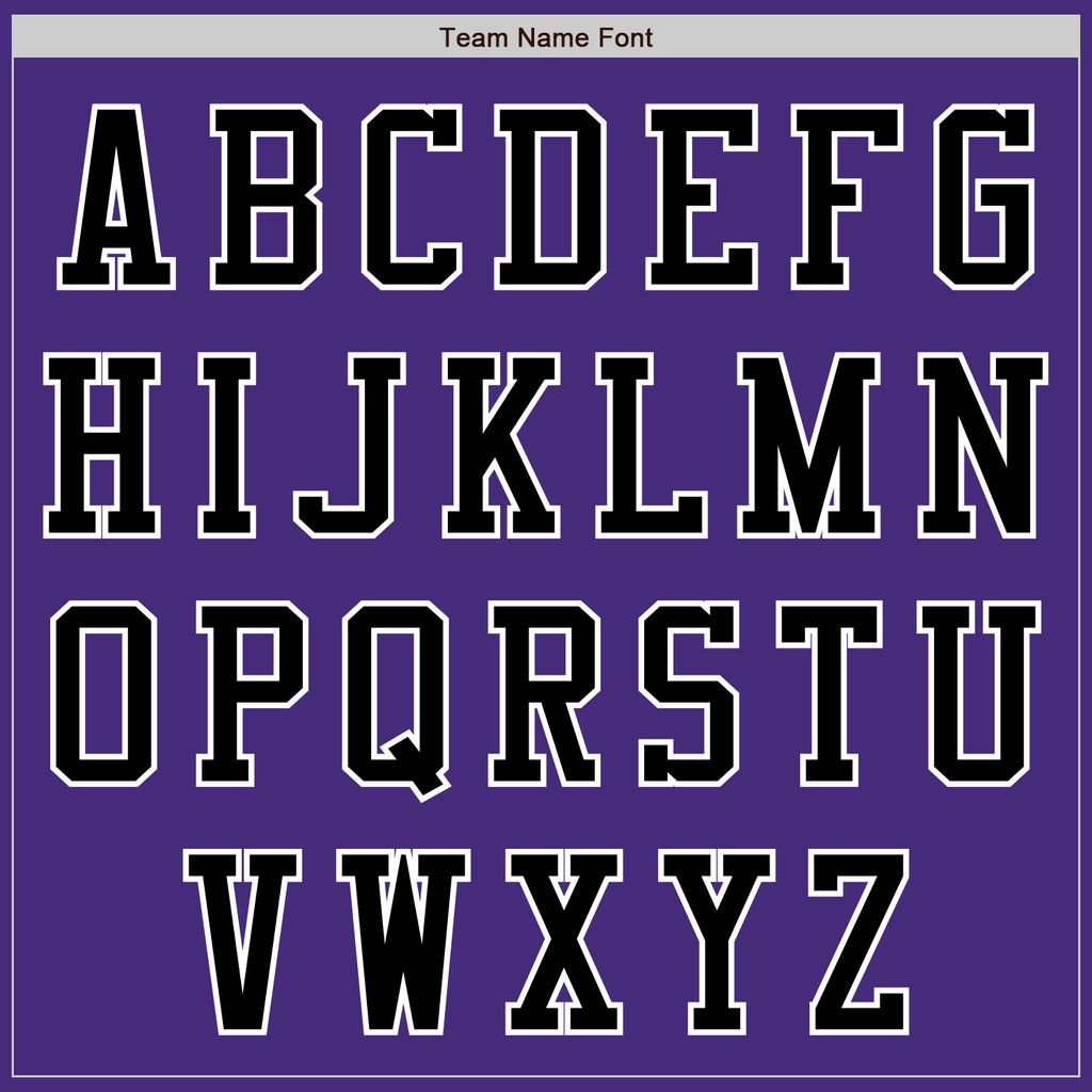 Custom Purple Black-White Authentic Baseball Jersey