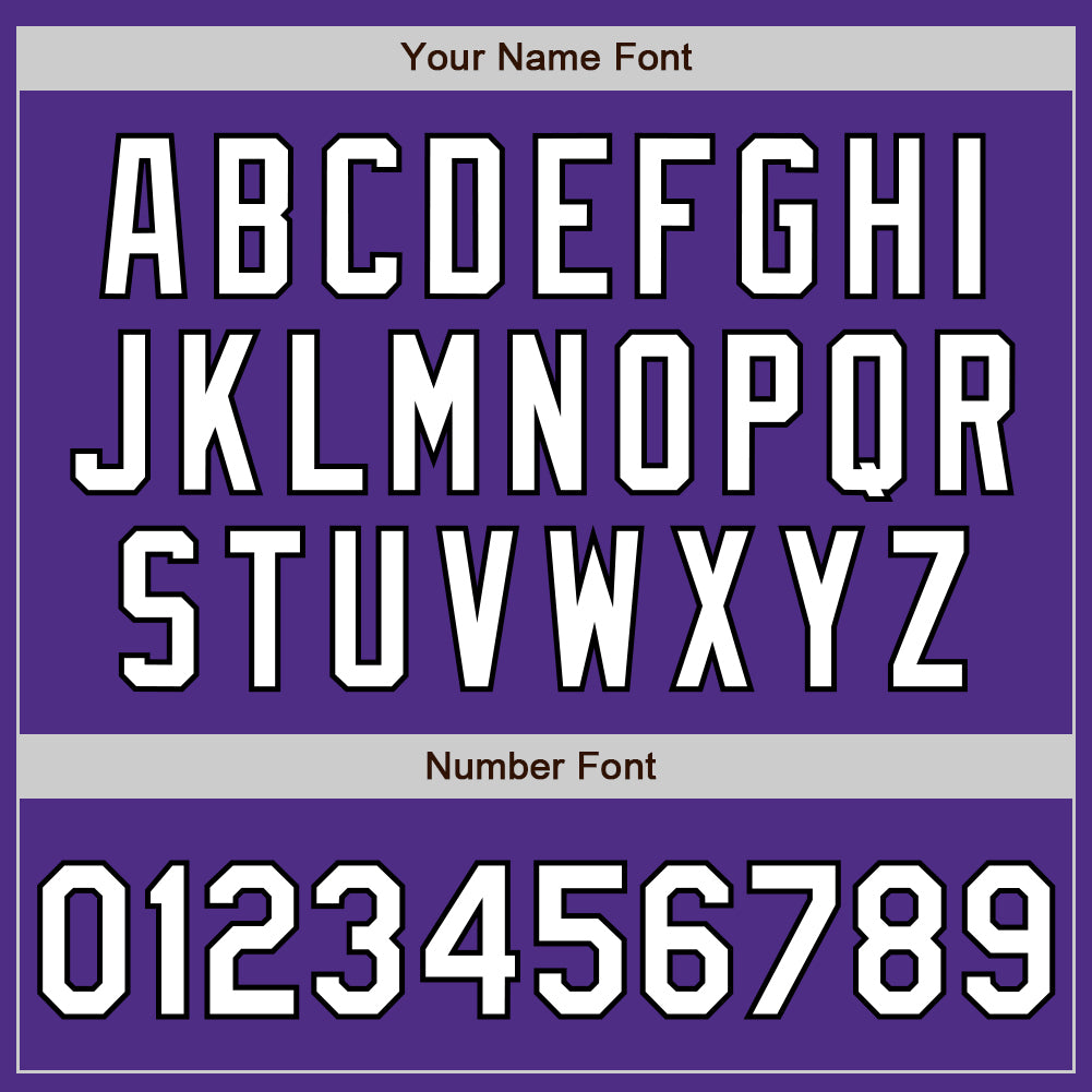 Custom Stitched Purple White-Black Baseball Pullover Sweatshirt Hoodie