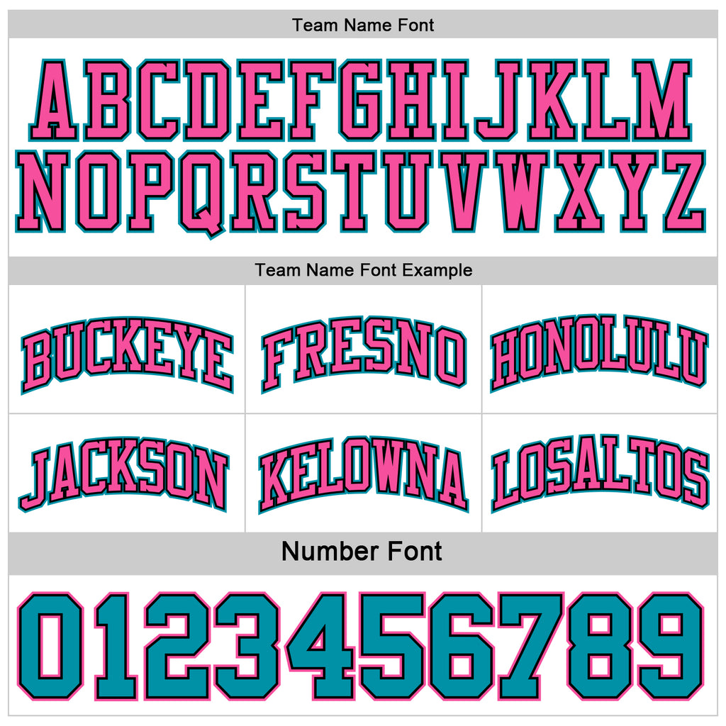 Custom Reversible Black Pink-Teal Double Side Authentic Basketball Jersey