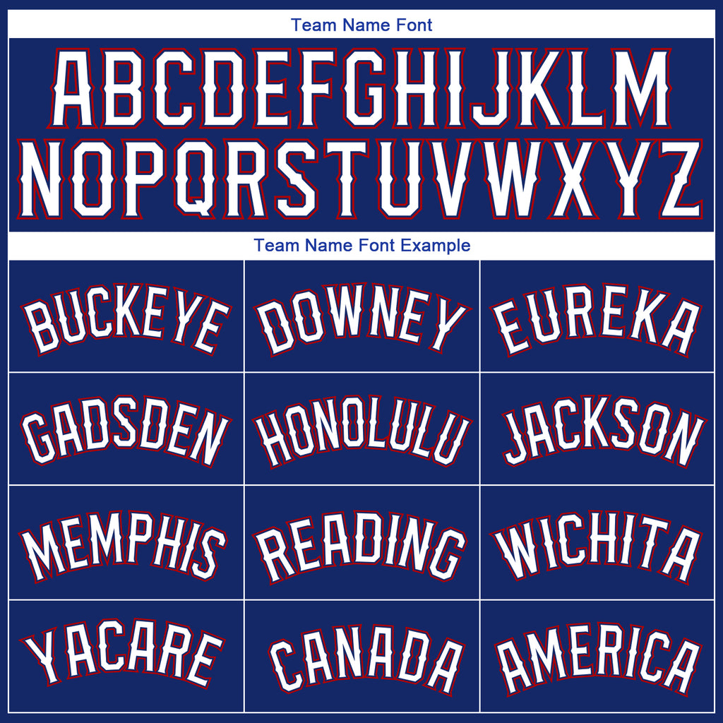 Custom Royal White-Red Authentic Baseball Jersey