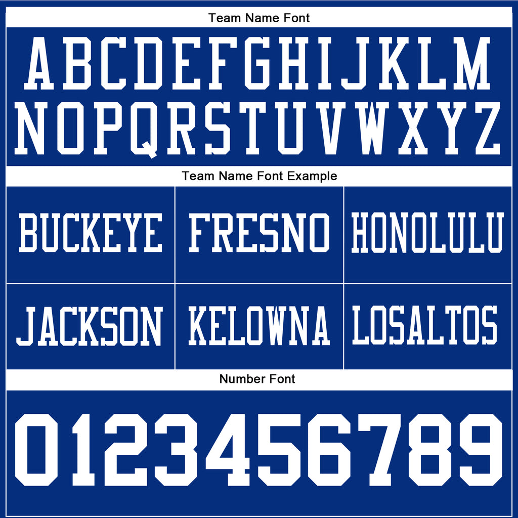 Custom Royal White Mesh Authentic Football Jersey