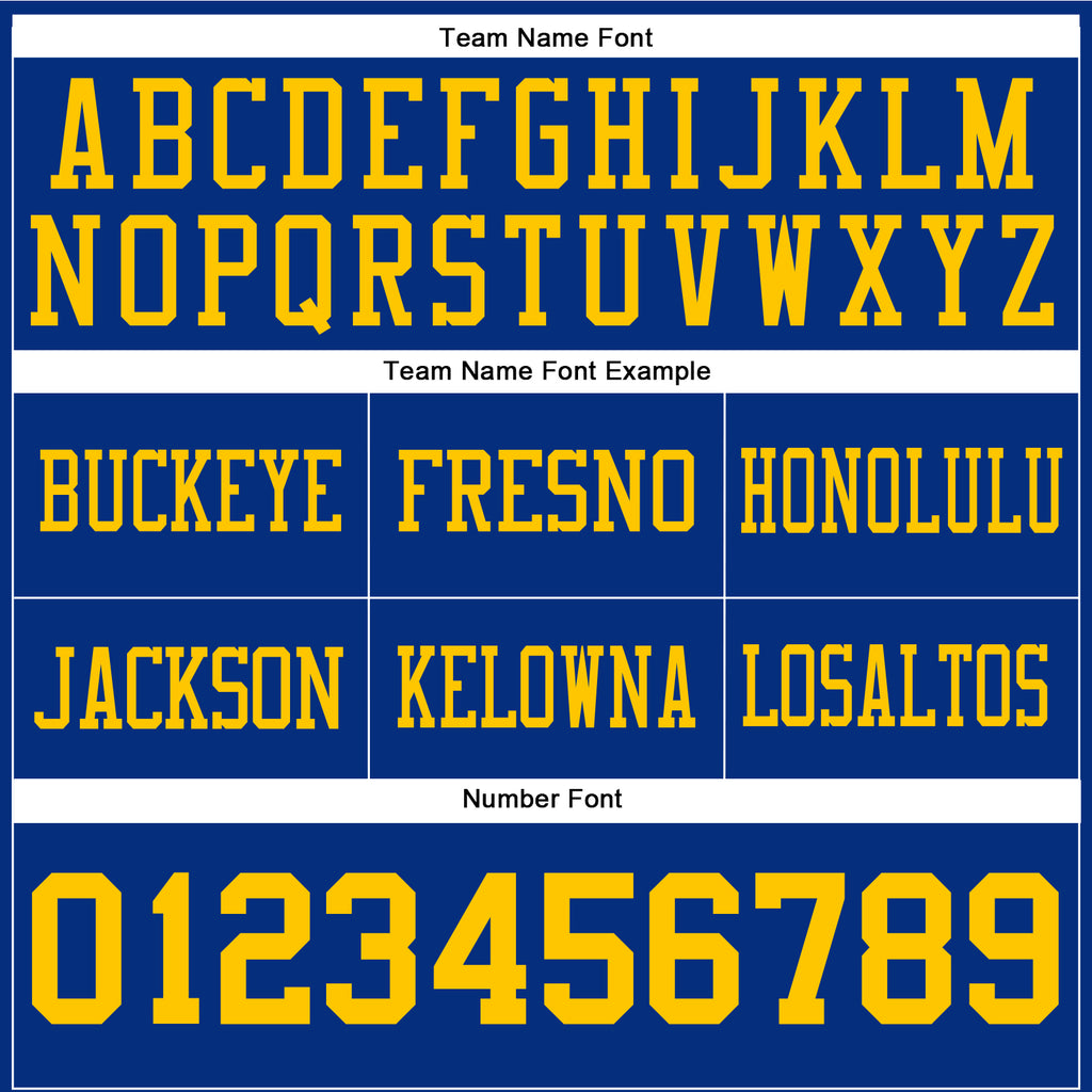 Custom Royal Yellow Mesh Authentic Football Jersey