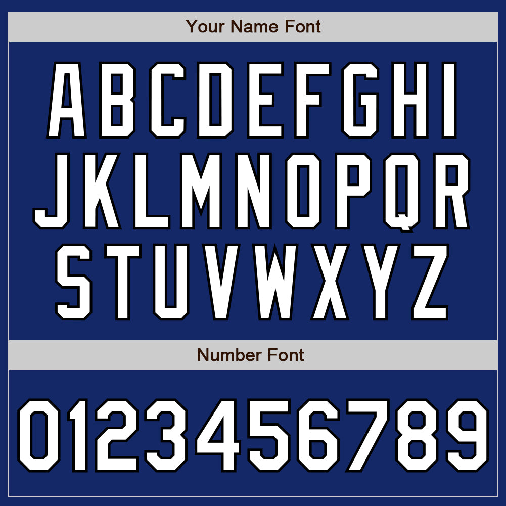 Custom Stitched Royal White-Black Baseball Pullover Sweatshirt Hoodie